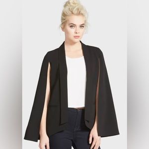 Mural Black Cape Blazer XS Sz 0-4